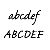 Schriftart: Caflisch Script